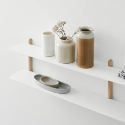 Gejst Nivo shelf C, Light oak- White Online