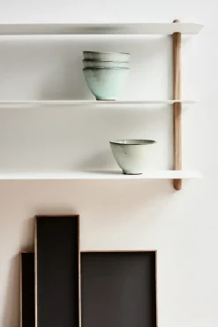 Gejst Nivo shelf D, Light oak- White New