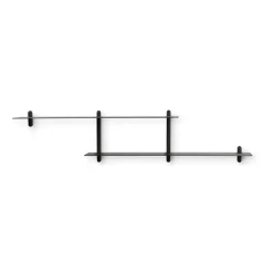 Gejst Nivo shelf H large, oiled ash- Black Best