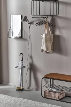Scandi Living Nod hat rack 45 cm, Black