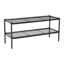 Scandi Living Nod shoe rack 80x30x37 cm, Black