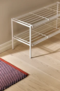 Scandi Living Nod shoe rack 80x30x37 cm, White Hot