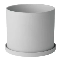 Blomus Nona flower pot Ø15 cm, Micro chip Grey