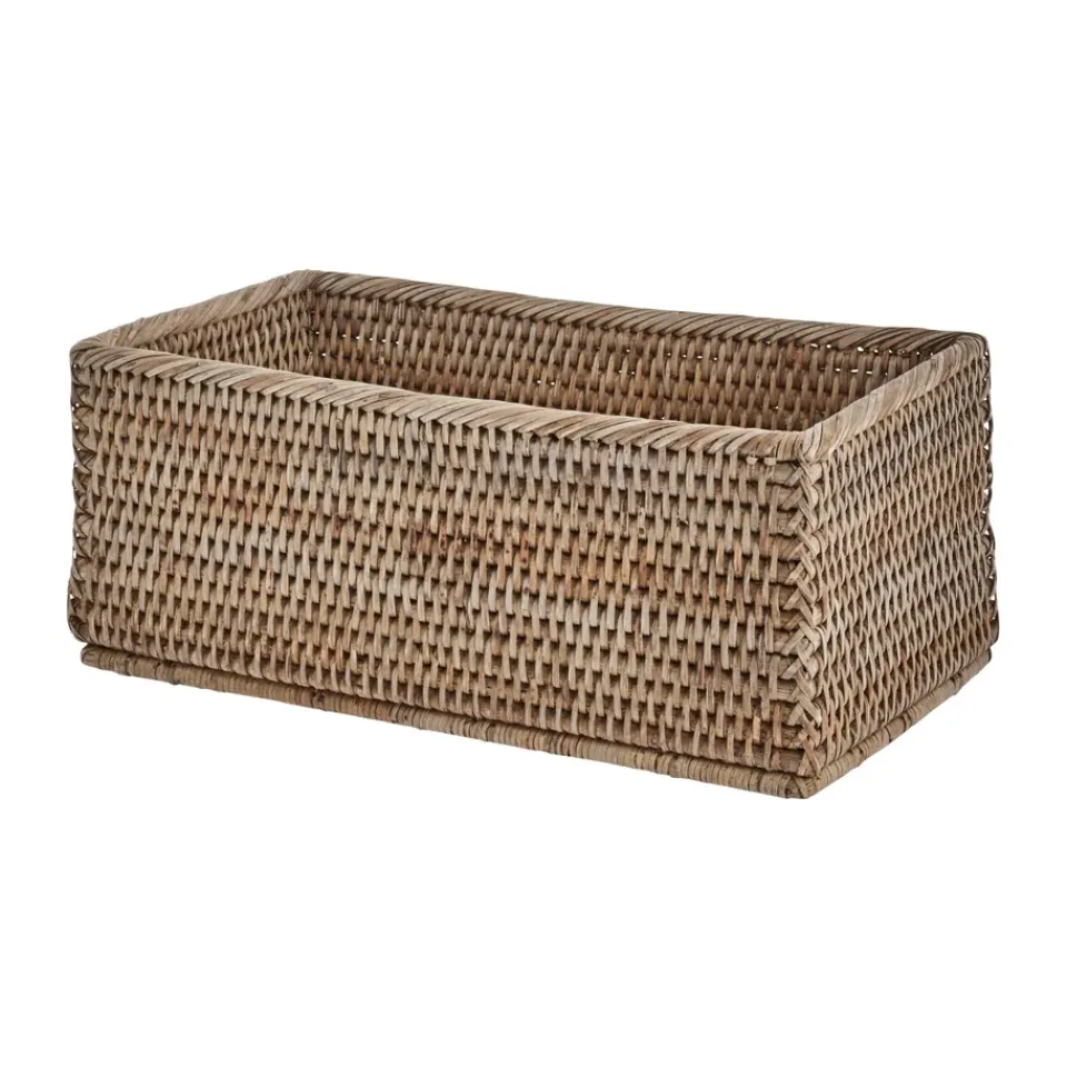Lene Bjerre Norah storage box 16x31 cm, Nature Brown Outlet