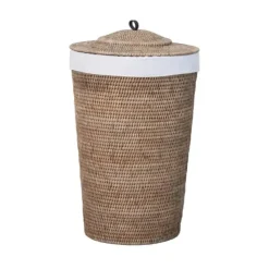 Lene Bjerre Norah washing basket 60 cm, Nature BeigeBrown Hot