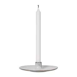Broste Copenhagen Nordic Sand candlestick, Ø18 cm Beige Sale
