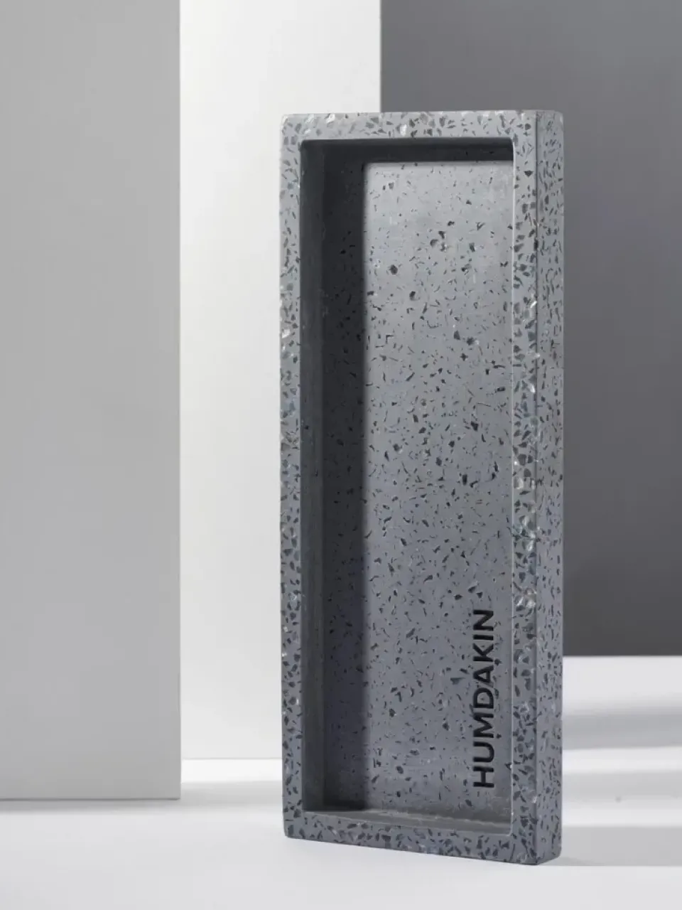 Humdakin Nordic terrazzo tray 10x25 cm, Nordic terrazzo Blue