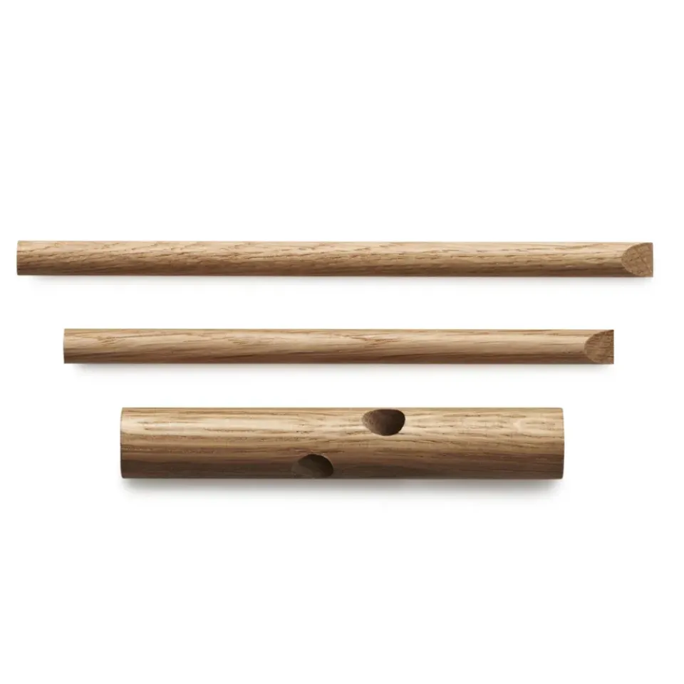 Normann Copenhagen Normann Sticks hanger, natural 2-pack Brown Clearance