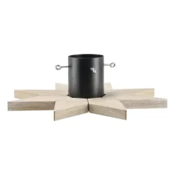 Scandi Living Norr Christmas tree trivet, White lasered BeigeBrownBlack Hot