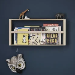 Fritz Hansen Norr magazine holder, oak Brown Best