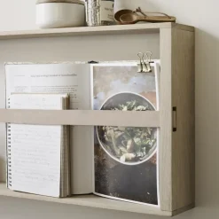 Fritz Hansen Norr magazine holder, oak Brown Best
