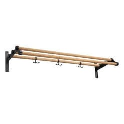 Essem Design Nostalgi 291 hat shelf 100 cm, Bambu-black BrownBlack Clearance