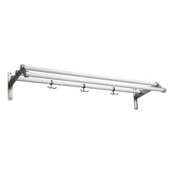 Essem Design Nostalgi 291 hat shelf 100 cm, White-aluminum WhiteSilver-coloured Sale