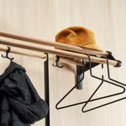 Essem Design Nostalgi 291 hat shelf, Birch, black Beige Discount