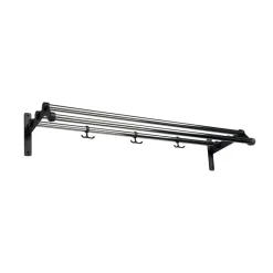 Essem Design Nostalgi 291 hat shelf, Chrome, black Silver-coloured Sale