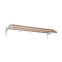 Essem Design Nostalgi 291 hat shelf, Copper, white Orange Hot