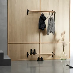 Essem Design Nostalgi 291 hat shelf, Copper, black Orange
