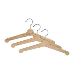 Essem Design Nostalgi clothes hanger 3-pack, Oak Brown Online