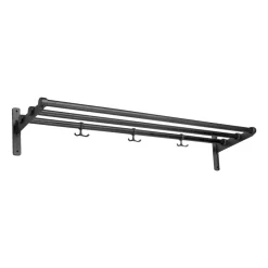 Essem Design Nostalgi hat shelf/ shoe shelf, oiled oak- Black Sale