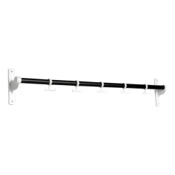 Essem Design Nostalgi hook 100 cm, Black oiled oak-white BlackWhite Online
