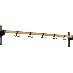 Essem Design Nostalgi hook 100 cm, oak, black BrownBlack Hot