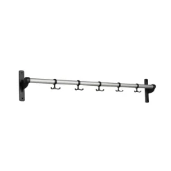 Essem Design Nostalgi Hook rack, Aluminium, stand Black Clearance
