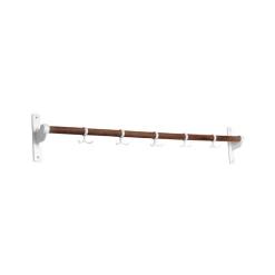 Essem Design Nostalgi Hook rack, Walnut, white stand Brown Best