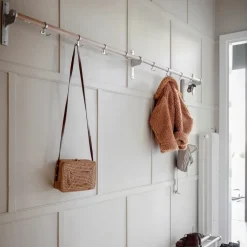 Essem Design Nostalgi Hook rack, Walnut, white stand Brown Best