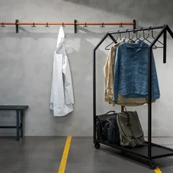 Essem Design Nostalgi Hook rack, Walnut, white stand Brown Best