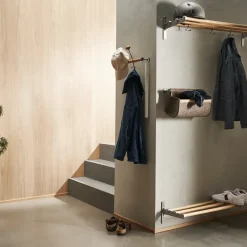 Essem Design Nostalgi Shoe or hat shelf, , black stand White Outlet