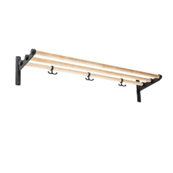Essem Design Nostalgi Shoe or hat shelf, Birch, black stand Beige Sale