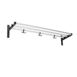 Essem Design Nostalgi Shoe or hat shelf, Aluminium, stand Black New