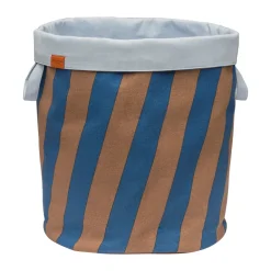 Mette Ditmer Nova Arte laundry basket 40x40x50 cm, Cobalt-blush BlueBrown Clearance