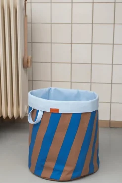 Mette Ditmer Nova Arte laundry basket 40x40x50 cm, Cobalt-blush BlueBrown Clearance