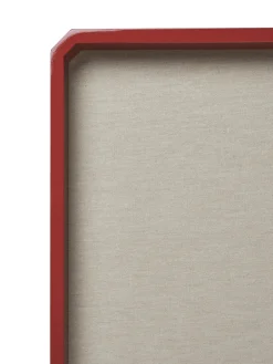 Ferm Living Nova notice board 45x100 cm, Picante Red RedGrey Outlet