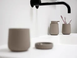 Zone Denmark Nova One toothbrush mug, Taupe Brown Outlet