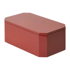 Ferm Living Nova storage box 15x25 cm, Picante Red Best
