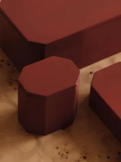 Ferm Living Nova storage box 15x25 cm, Picante Red Best