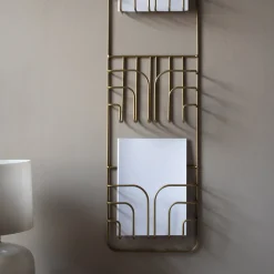 Maze Now magazine holder, brass Gold-coloured Sale