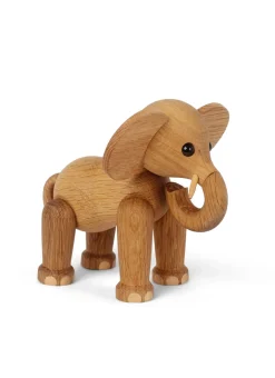 Spring Copenhagen Ollie elephant decoration, Oak-Maple Brown Online