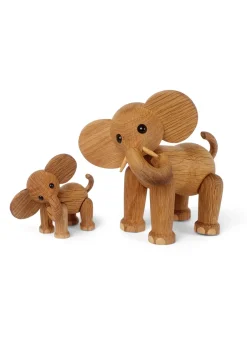 Spring Copenhagen Ollie elephant decoration, Oak-Maple Brown Online