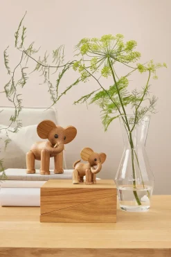 Spring Copenhagen Ollie elephant decoration, Oak-Maple Brown Online