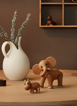 Spring Copenhagen Ollie elephant decoration, Oak-Maple Brown Online