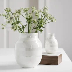 Kähler Omaggio vase pearl, medium White Outlet