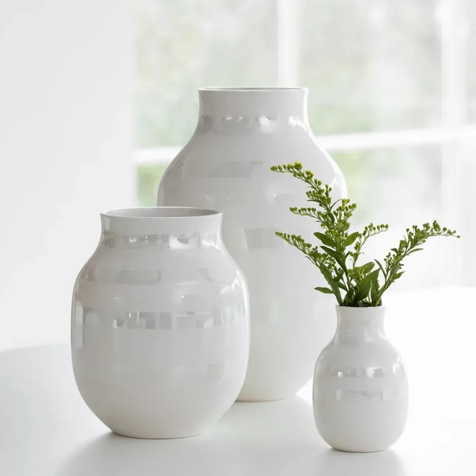 Kähler Omaggio vase pearl, Small White Sale