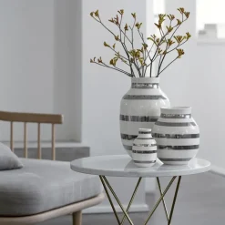 Kähler Omaggio vase silver, medium Silver-colouredWhite New