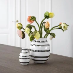 Kähler Omaggio vase silver, medium Silver-colouredWhite New