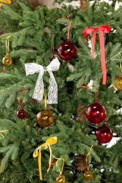 Byon Opacity Christmas tree bauble M Ø8 cm 2-pack, Yellow Online