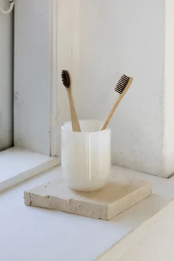 Mette Ditmer Opal toothbrush holder, Linen White Online