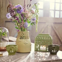 Kähler Orangery vase 18 cm, Honey Yellow Best